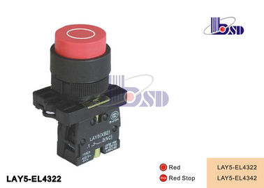 LAY5（XB2）-EL4322 red color spring return flat button push button swithes