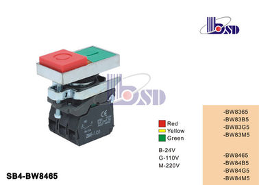 Industrial Red Green Push Button Switch SB4 Series / Press Button Switch